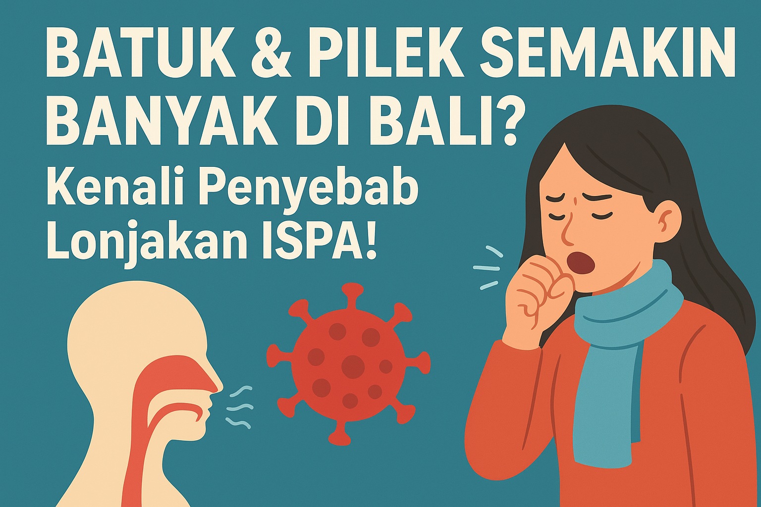 Batuk & Pilek Semakin Banyak di Bali Kenali Penyebab Lonjakan ISPA!