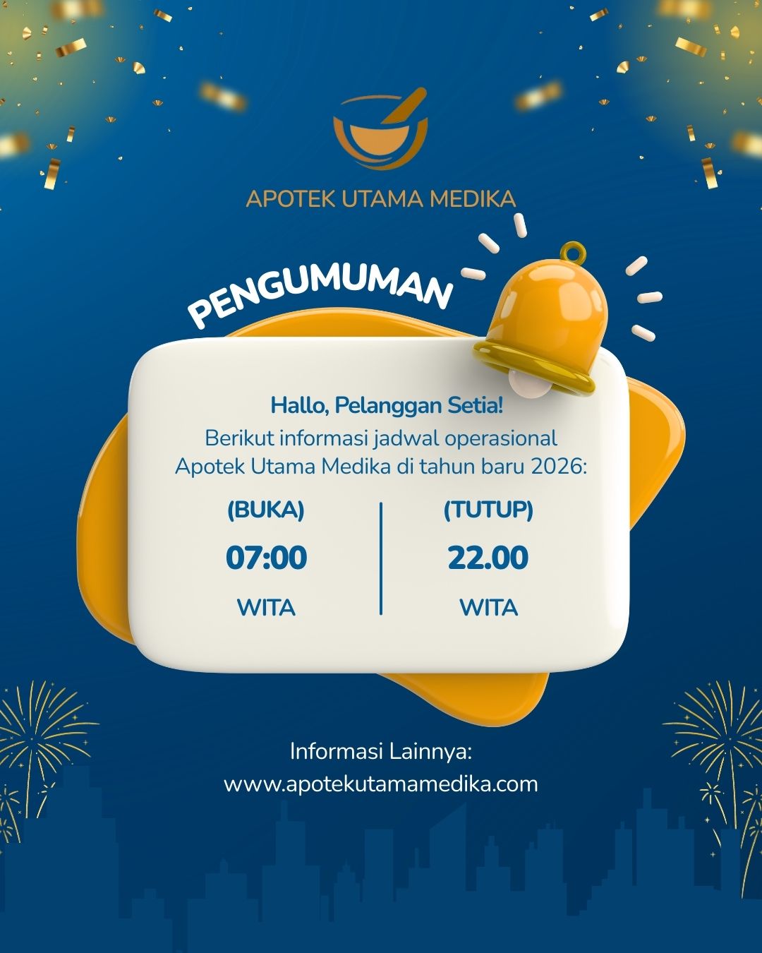 Jam Buka Apotek Utama Medika